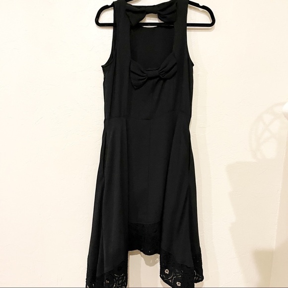 Nanette‎ Lepore Bow Sharkbite Hem Dress pockets 8 - Picture 7 of 8